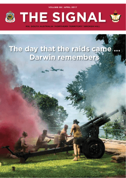 The day that the raids came Darwin remembers