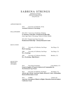 sabrina strings - UCI School of Social Sciences