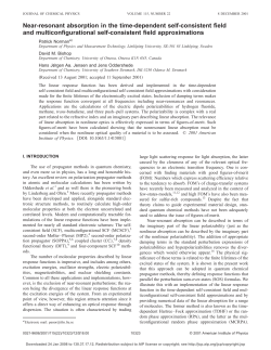 Near-resonant absorption in the time-dependent self