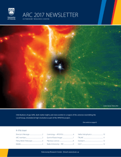 arc 2017 newsletter - University of Victoria
