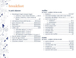 Full Menu - One World Catering