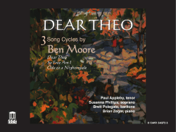 Song Cycles by Ben Moore