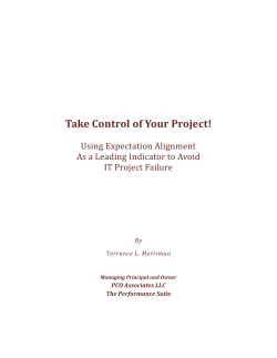 Take Control of Your Project: Using Expectation Alignment as a