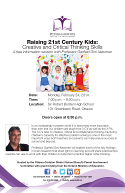Raising 21st Century Kids: Creative And Critical Thinking