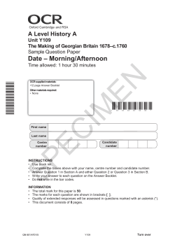 The Making of Georgian Britain 1678–c1760