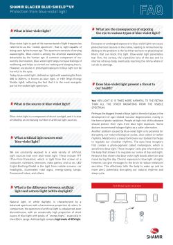 Protection from blue