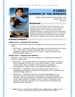 10031 summer of the monkeys - The Described and Captioned