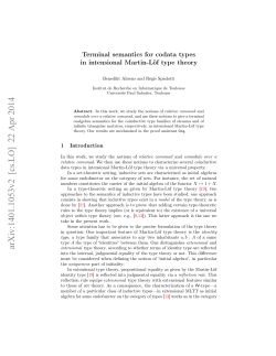 Terminal semantics for codata types in intensional Martin