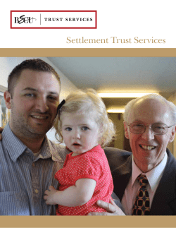 Settlement Trust Services