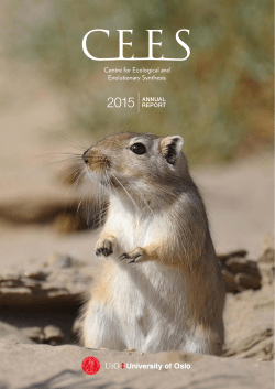 CEES ANNU AL REPORT 2015