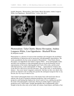 Photorealism: Talia Chetrit, Sheree Hovsepian, Andrea Longacre