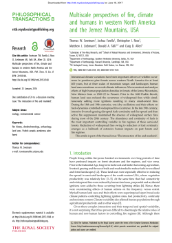 Multiscale perspectives of fire, climate and humans in western North