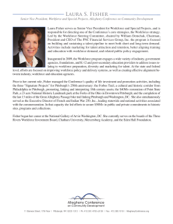 Laura S. Fisher - Allegheny Conference