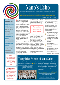 2016 Corpus Christi - Presentation Sisters