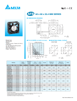 60 x 60 x 25.4 MM SERIES