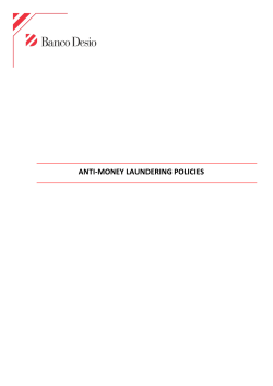 anti-money laundering policies