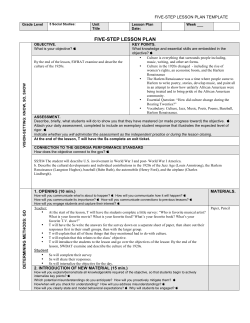 Lesson Plan