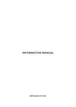INFORMATION MANUAL