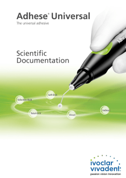 Adhese Universal - Ivoclar Vivadent