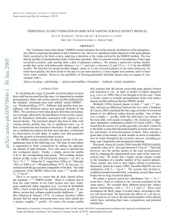 Terrestrial Planet Formation in Disks with Varying Surface Density
