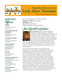 OCRSnews0417 - Orange County Recorder Society