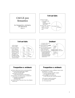 CAS LX 502 Semantics