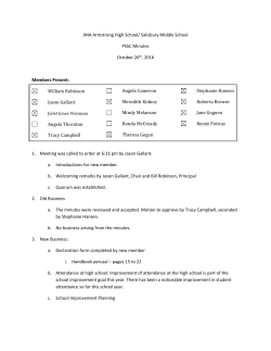 JMA Armstrong High School/ Salisbury Middle School PSSC
