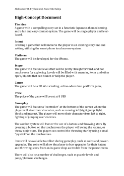 High-Concept Document