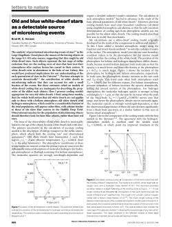 Paper on white dwarf cooling