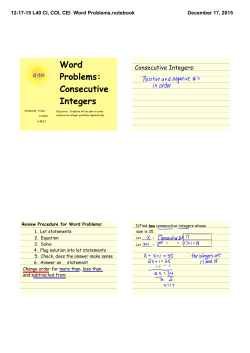 12-17-15 L40 CI, COI, CEI Word Problems.notebook
