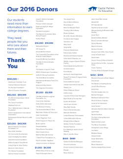 like you - Capital Partners for Education