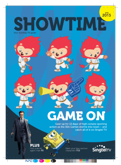 GAME ON - Singtel TV