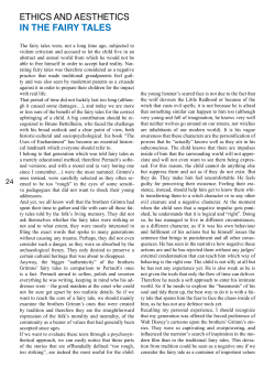 ethics and aesthetics in the fairy tales