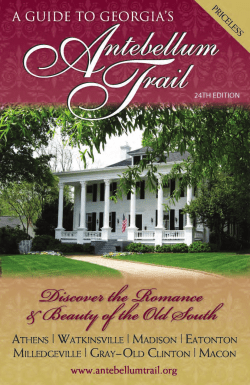 Table - Antebellum Trail