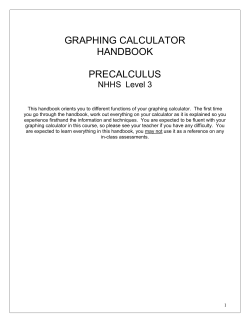 GRAPHING CALCULATOR