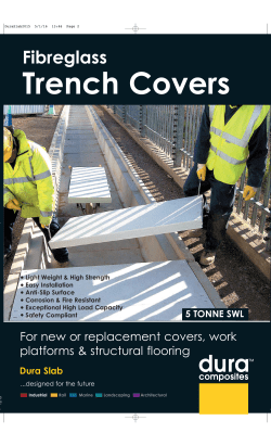 Fibreglass Trench Covers