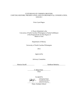 CUSTODIANS OF COMMON GROUNDS