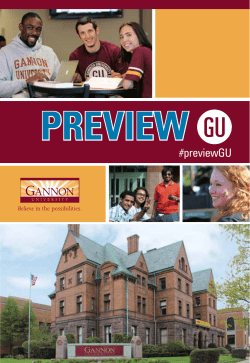 Preview GU - Gannon University