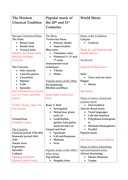 The Western Classical Tradition