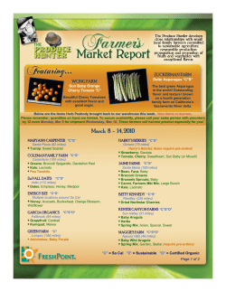 March 8 - 14, 2010 - FreshPoint | Central Florida