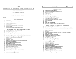The Customs Act, 2011