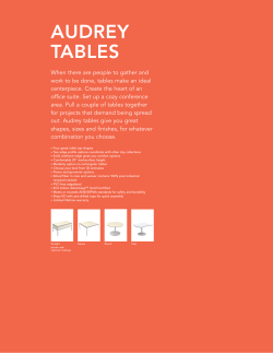 AUDREY TABLES