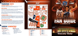 arena amenities parking info parking map