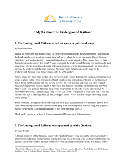 5 Myths about the Underground Railroad