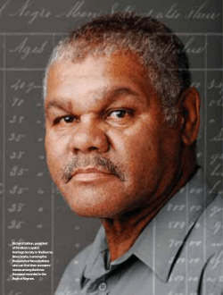 Richard Gallion, president of the Black Loyalist Heritage Society in