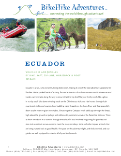 ecuador - BikeHike Adventures