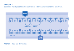 Elapsed Time Line - Learning Resources