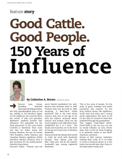 Good Cattle. Good People. 150 Years of