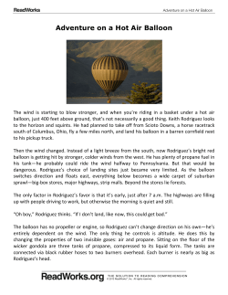 Adventure on a Hot Air Balloon