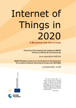 Internet of Things in 2020